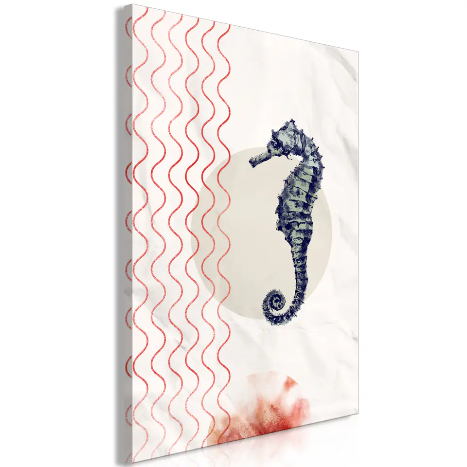 ⁨Picture - Underwater steed (1-piece) vertical (size 40x60)⁩ at Wasserman.eu