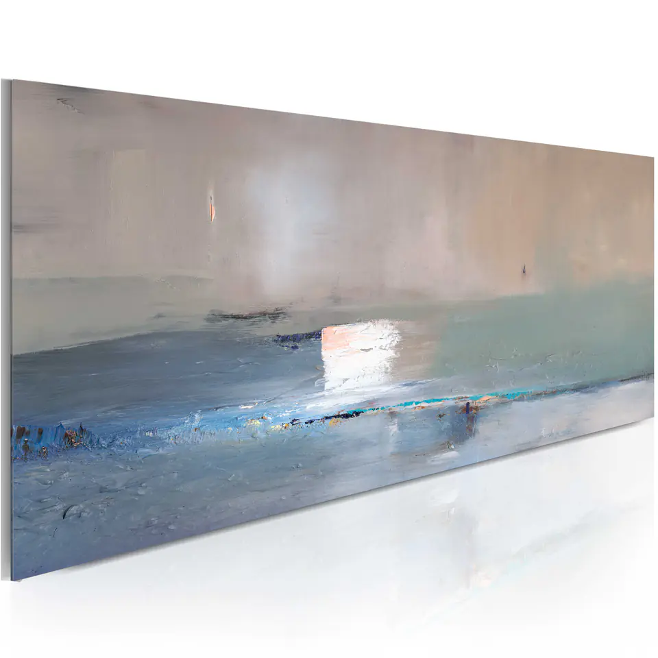 ⁨Painted painting - First wave (size 100x40)⁩ at Wasserman.eu