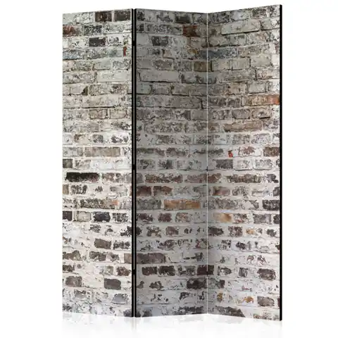 ⁨Screen 3-piece - Old walls [Room Dividers] (size 135x172)⁩ at Wasserman.eu