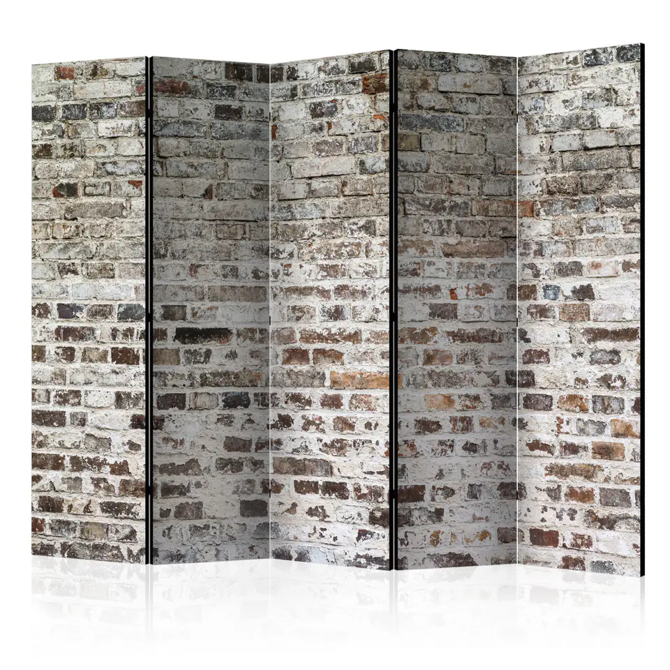 ⁨5-piece screen - Old walls II [Room Dividers] (size 225x172)⁩ at Wasserman.eu