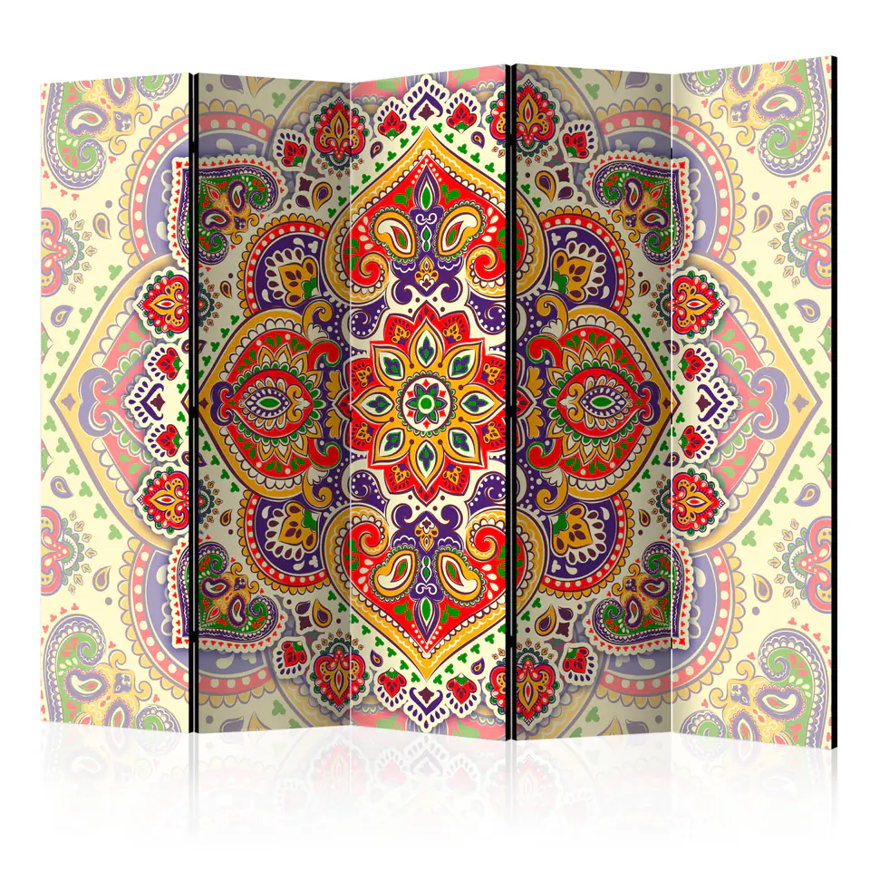 ⁨5-piece screen - Unusual exotic II [Room Dividers] (size 225x172)⁩ at Wasserman.eu
