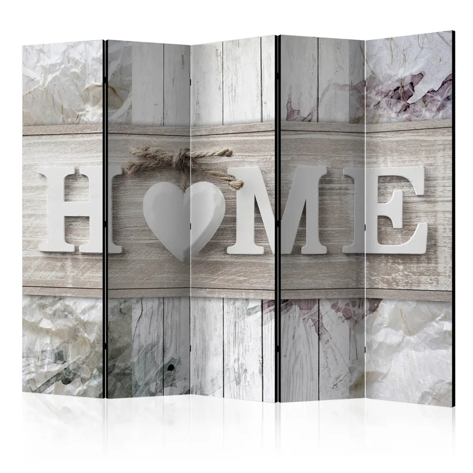 ⁨5-piece screen - Screen: Inscription home (size 225x172)⁩ at Wasserman.eu