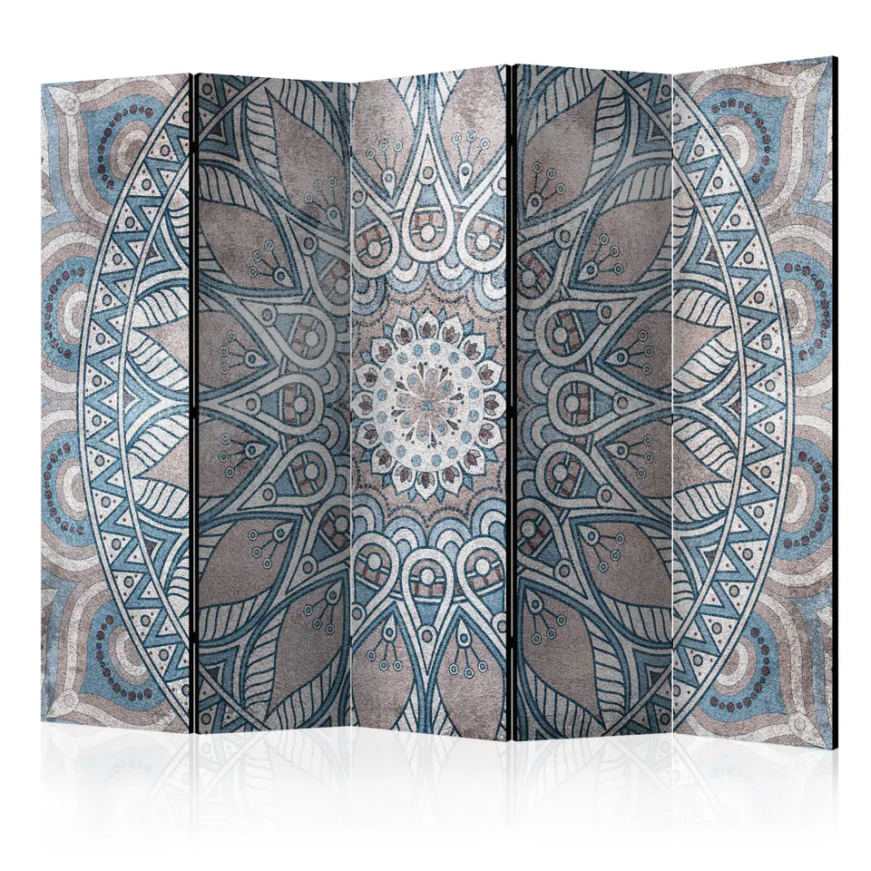 ⁨5-piece screen - Mandala II [Room Dividers] (size 225x172)⁩ at Wasserman.eu