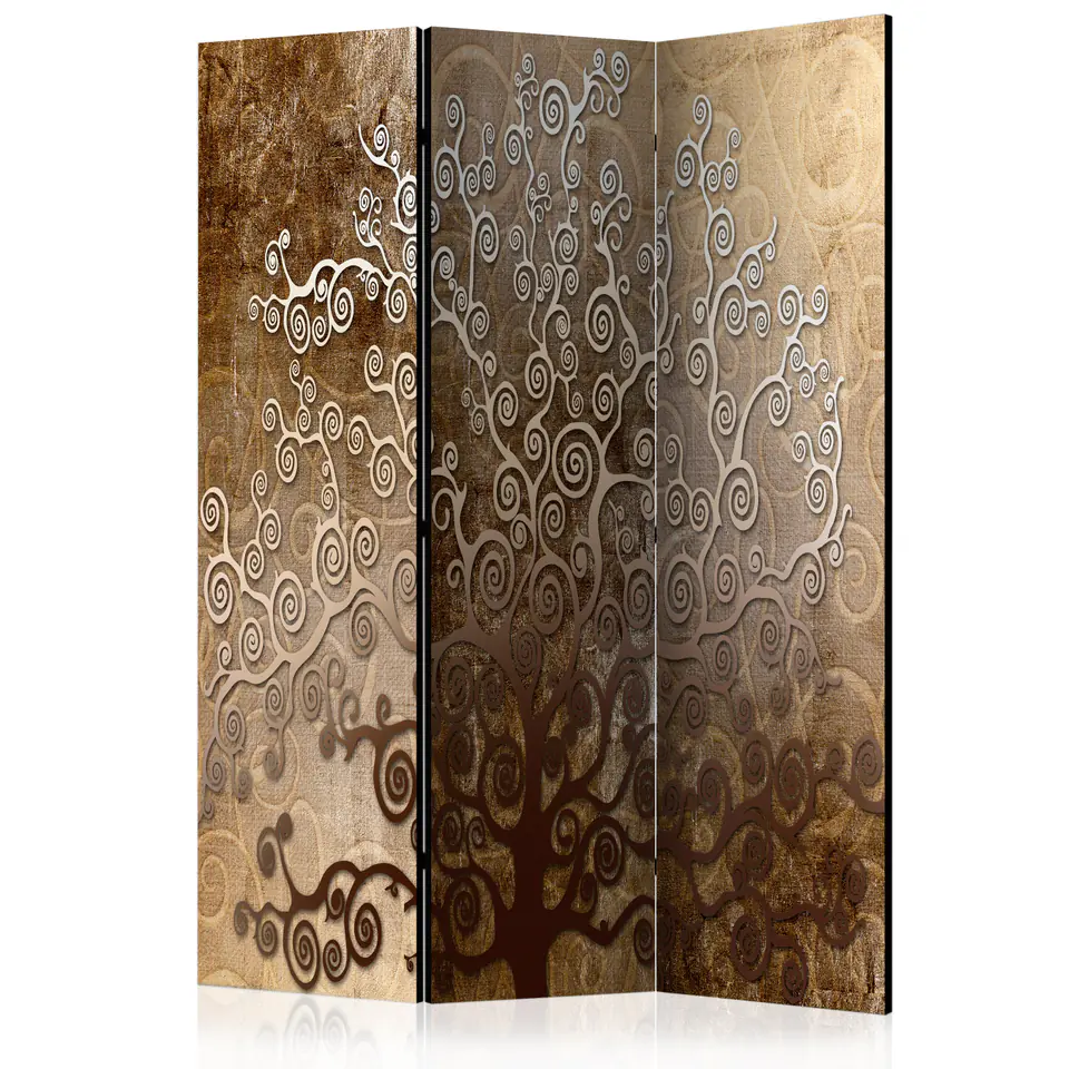 ⁨3-piece screen - Golden Tree Klimt [Room Dividers] (size 135x172)⁩ at Wasserman.eu