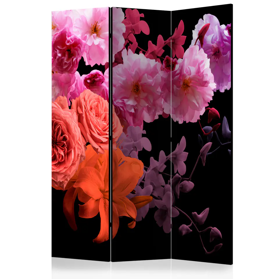 ⁨3-piece screen - Spring cocktail [Room Dividers] (size 135x172)⁩ at Wasserman.eu