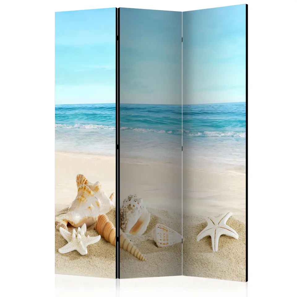 ⁨3-piece screen - Blue Peace [Room Dividers] (size 135x172)⁩ at Wasserman.eu