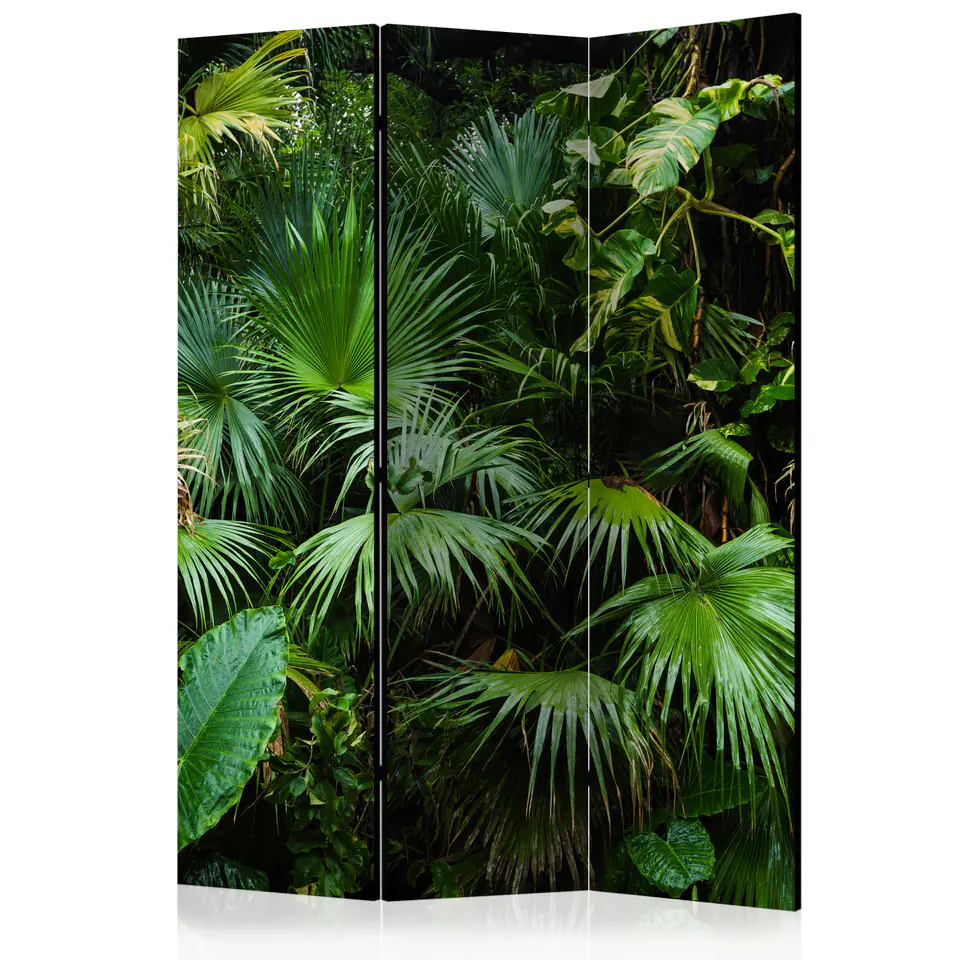 ⁨3-piece screen - Sunny jungle [Room Dividers] (size 135x172)⁩ at Wasserman.eu