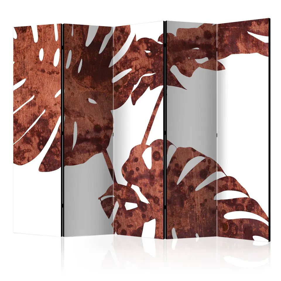 ⁨5-piece screen - Dry monstera II [Room Dividers] (size 225x172)⁩ at Wasserman.eu