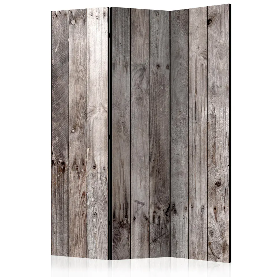 ⁨3-piece screen - Hundred Years Old Wood [Room Dividers] (size 135x172)⁩ at Wasserman.eu