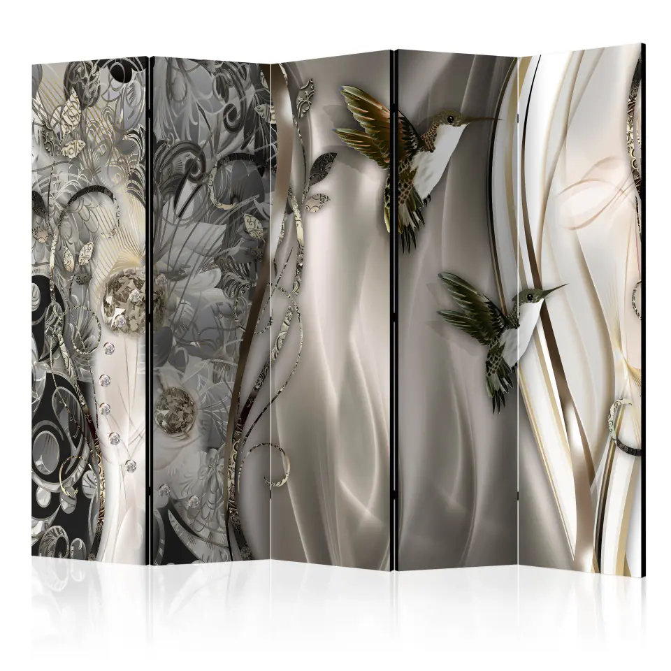 ⁨5-piece screen - Crystal Source II [Room Dividers] (size 225x172)⁩ at Wasserman.eu