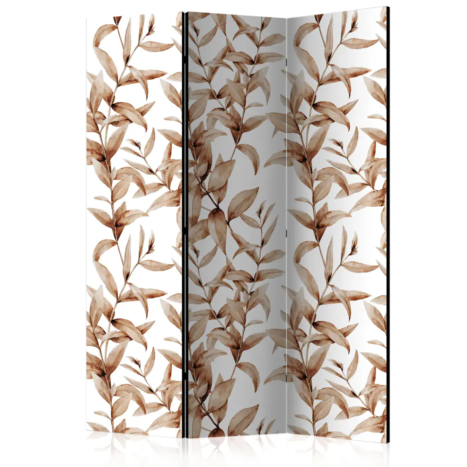 ⁨3-piece screen - Vegetable sepia [Room Dividers] (size 135x172)⁩ at Wasserman.eu