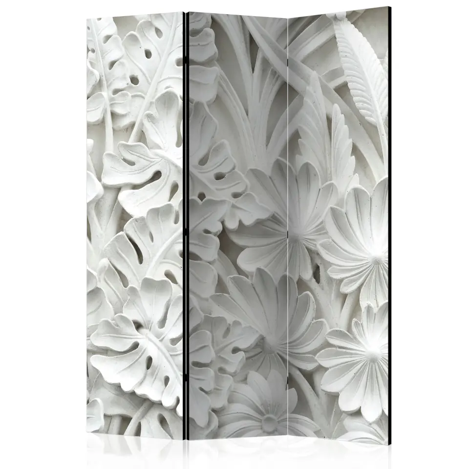 ⁨3-piece screen - Alabaster Garden [Room Dividers] (size 135x172)⁩ at Wasserman.eu