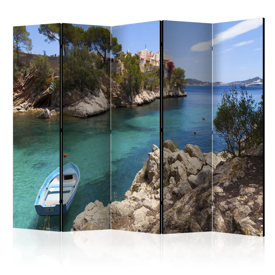 ⁨Screen 5-piece - Holiday home II [Room Dividers] (size 225x172)⁩ at Wasserman.eu