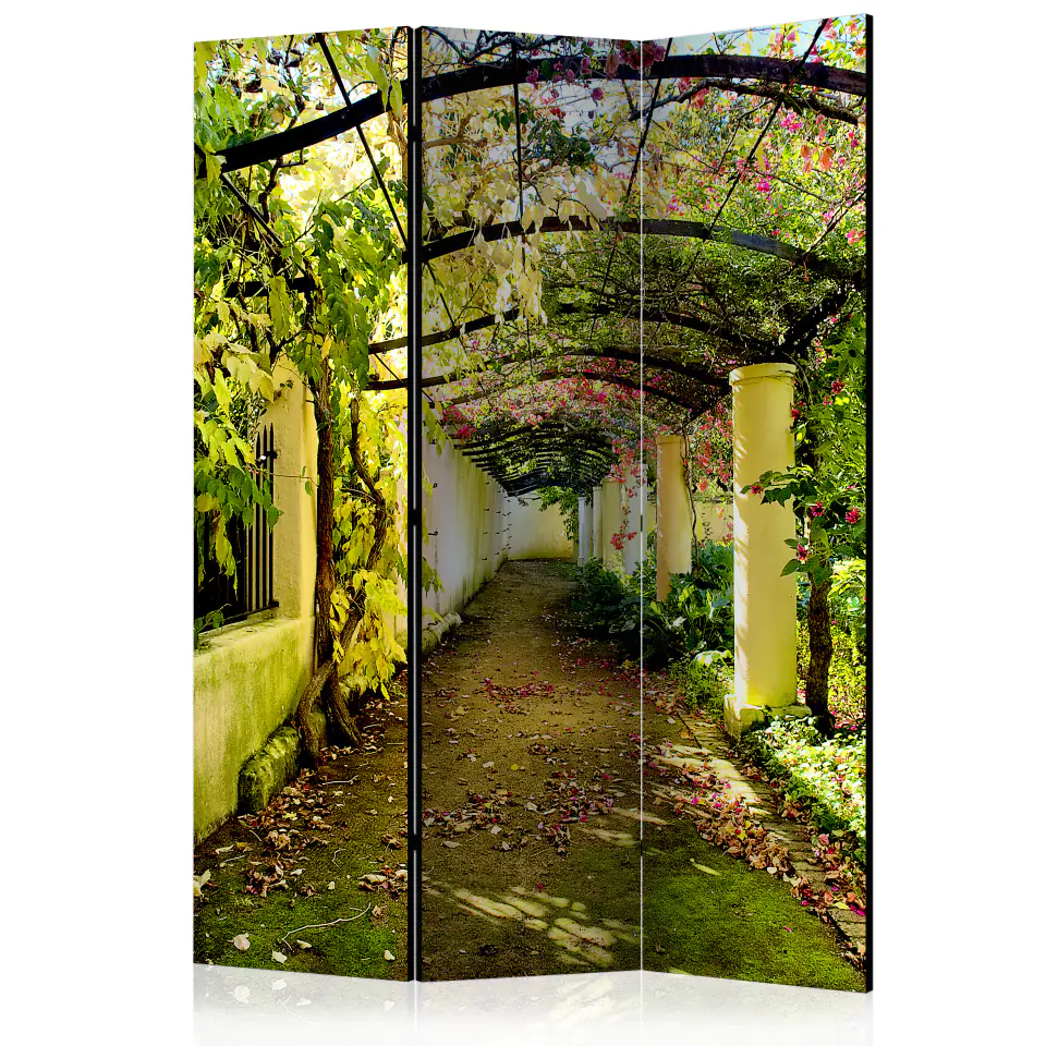 ⁨Screen 3-piece - Romantic garden [Room Dividers] (size 135x172)⁩ at Wasserman.eu