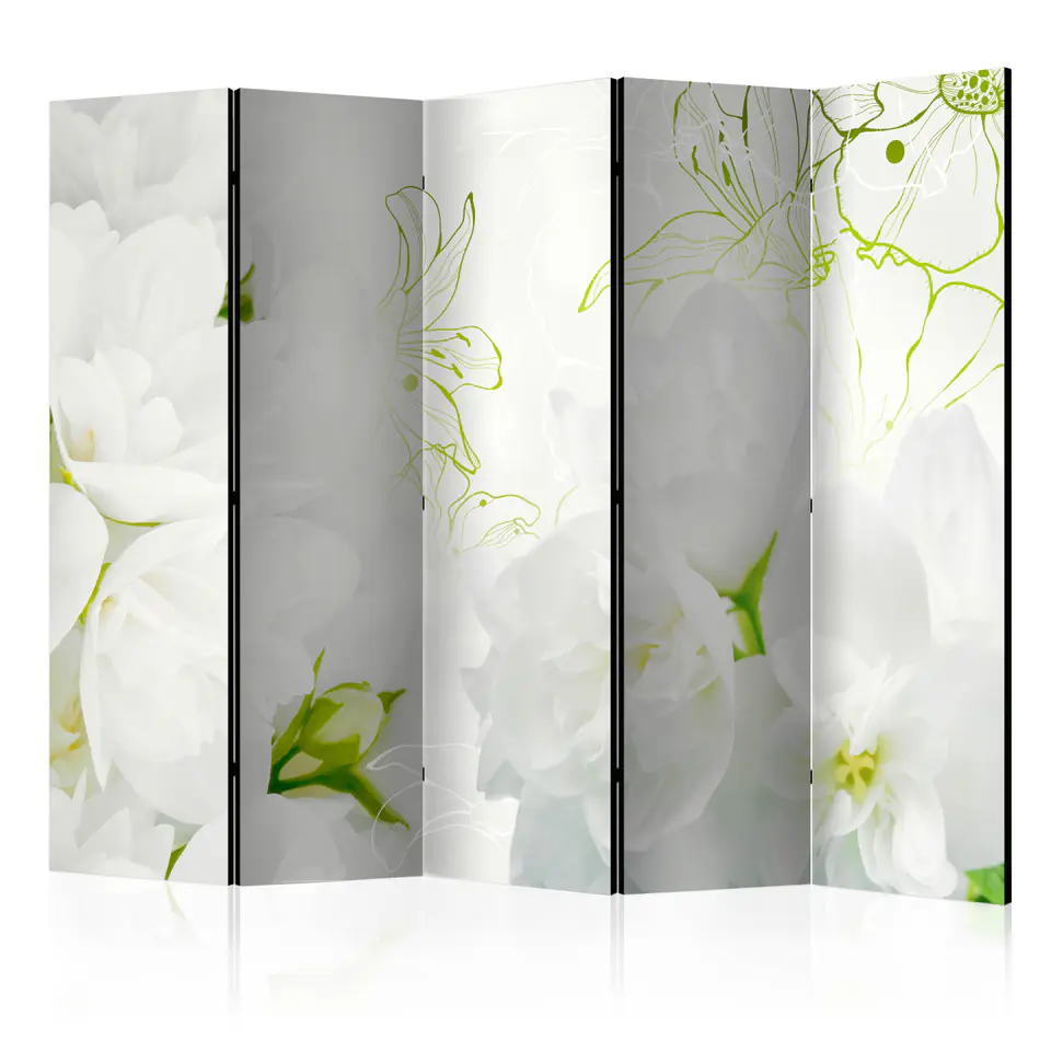 ⁨5-piece screen - Jasmine II [Room Dividers] (size 225x172)⁩ at Wasserman.eu