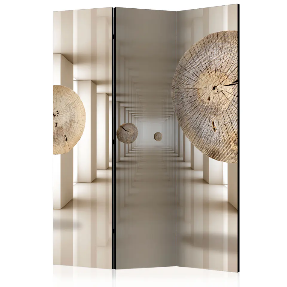 ⁨3-piece screen - Futic forest [Room Dividers] (size 135x172)⁩ at Wasserman.eu