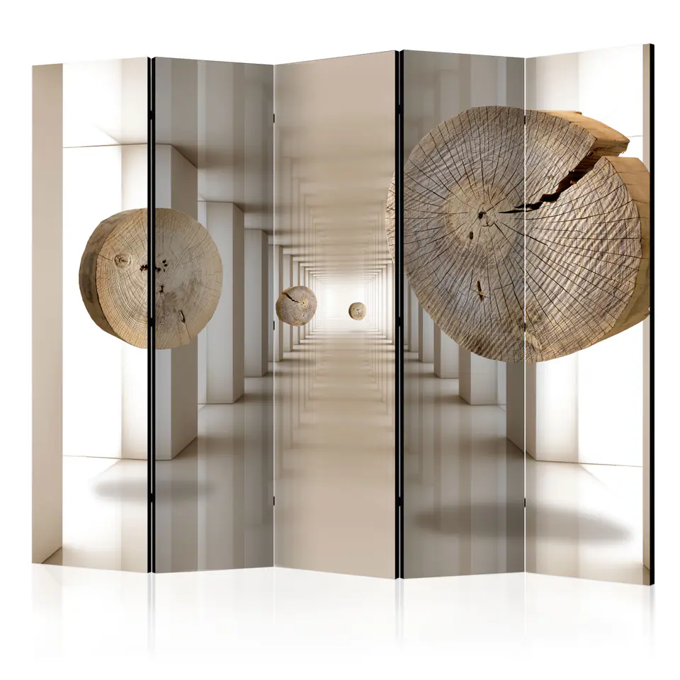 ⁨5-piece screen - Futyrystyczny las II [Room Dividers] (size 225x172)⁩ at Wasserman.eu