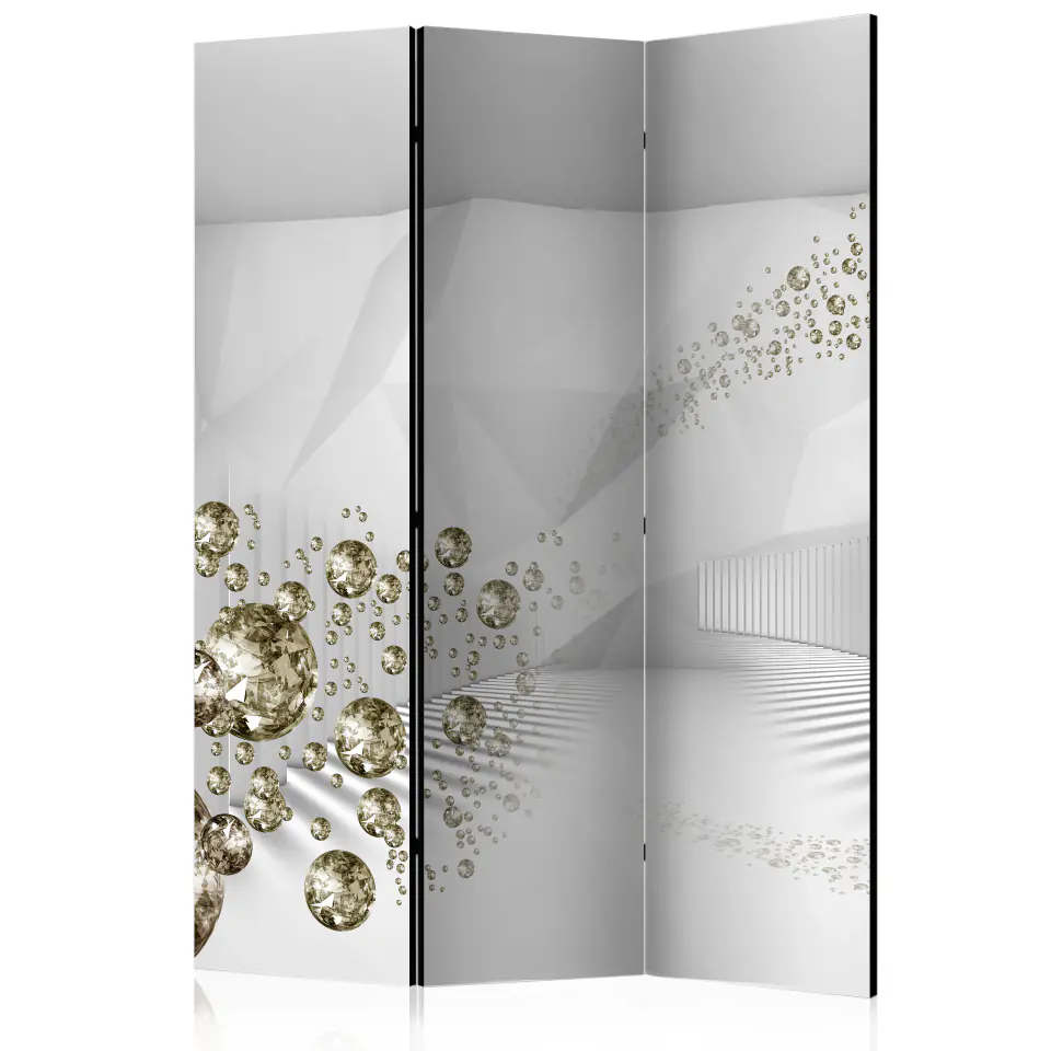 ⁨Parawan - Diamentowy korytarz [Room Dividers] (rozmiar 135x172, wykończenie Jednostronny)⁩ w sklepie Wasserman.eu