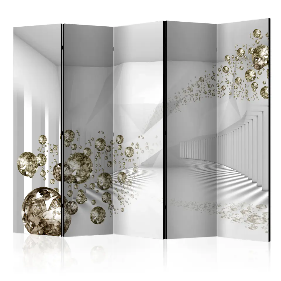 ⁨5-piece screen - Diamond Corridor II [Room Dividers] (size 225x172)⁩ at Wasserman.eu