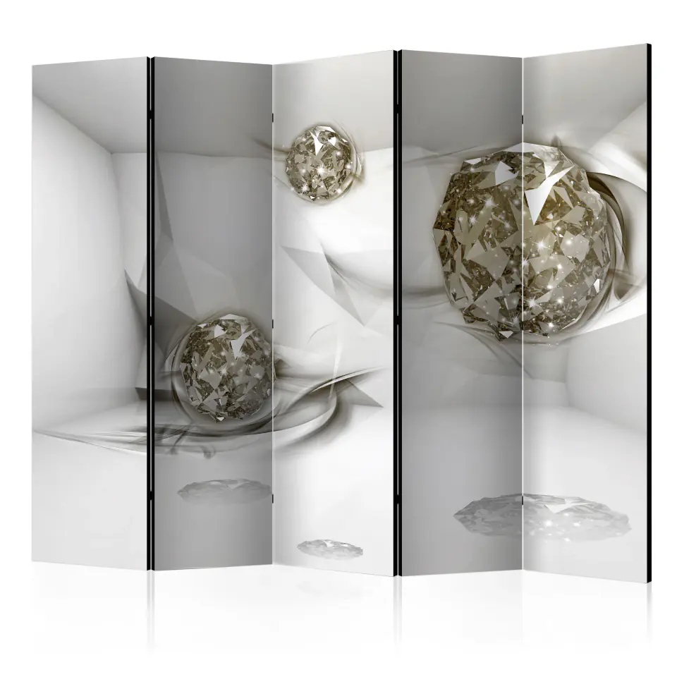 ⁨5-piece screen - Abstract diamonds II [Room Dividers] (size 225x172)⁩ at Wasserman.eu