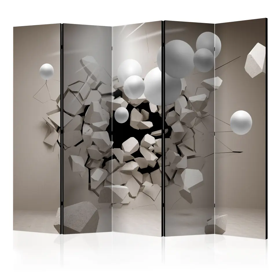 ⁨5-piece screen - Free me! II [Room Dividers] (size 225x172)⁩ at Wasserman.eu