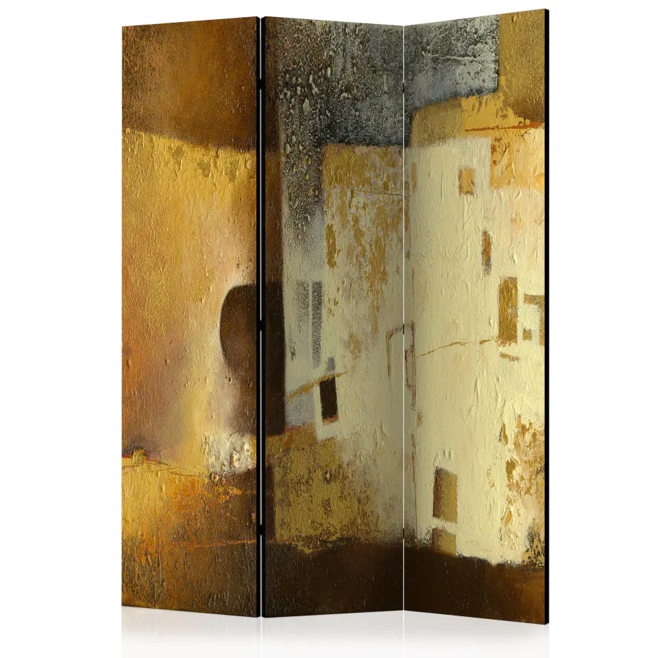 ⁨3-piece screen - Golden peculiarity [Room Dividers] (size 135x172)⁩ at Wasserman.eu