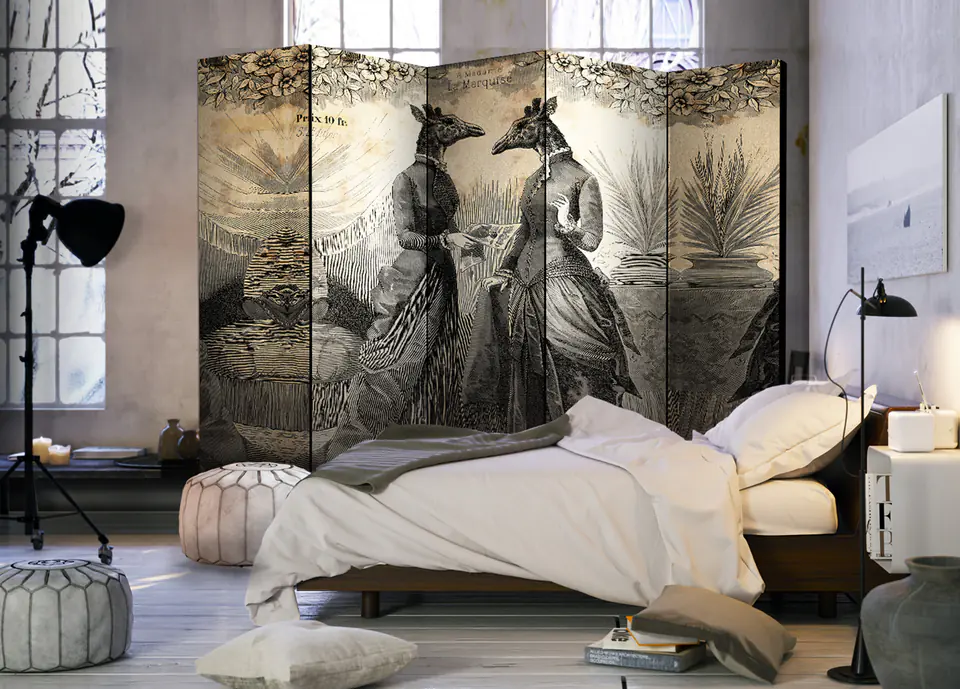 ⁨Parawan - Rozmowa (rozmiar 225x172, wykończenie Dwustronny)⁩ w sklepie Wasserman.eu