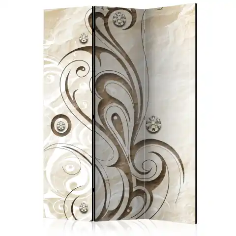 ⁨3-piece screen - Stone butterfly [Room Dividers] (size 135x172)⁩ at Wasserman.eu