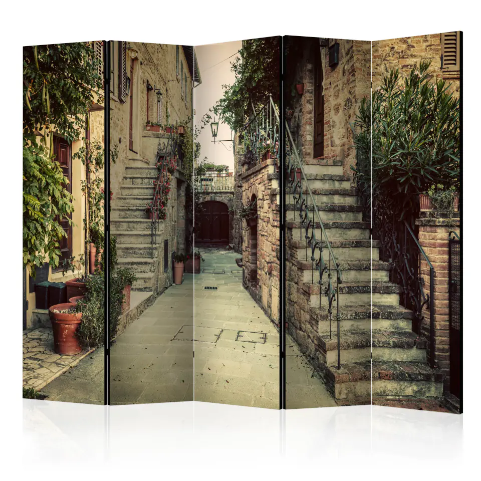 ⁨5-piece screen - French Memories II [Room Dividers] (size 225x172)⁩ at Wasserman.eu