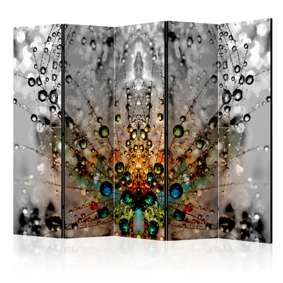 ⁨5-piece screen - Enchanted dew II [Room Dividers] (size 225x172)⁩ at Wasserman.eu