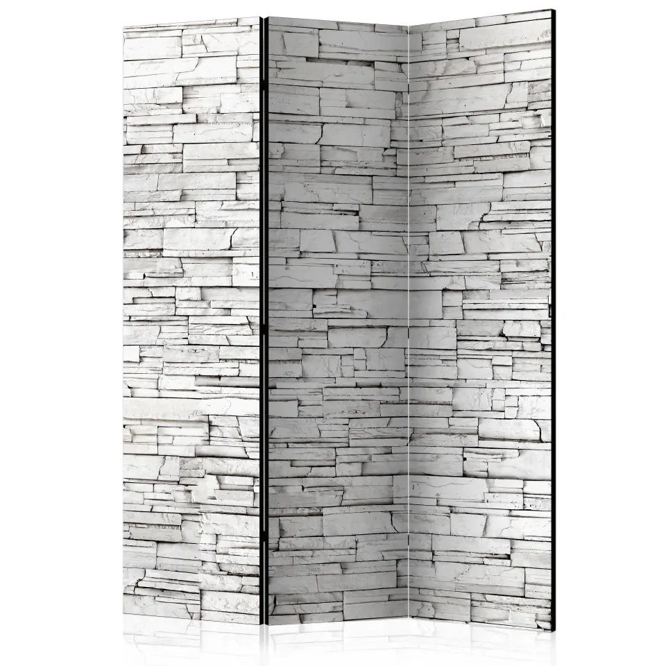 ⁨Parawan - Białe zaklęcie [Room Dividers] (rozmiar 135x172, wykończenie Dwustronny)⁩ w sklepie Wasserman.eu