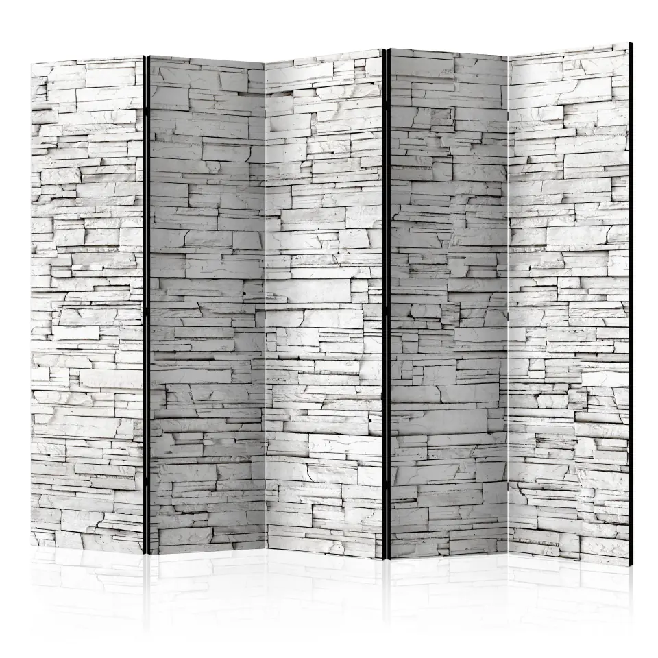 ⁨Parawan - Białe zaklęcie II [Room Dividers] (rozmiar 225x172, wykończenie Dwustronny)⁩ w sklepie Wasserman.eu