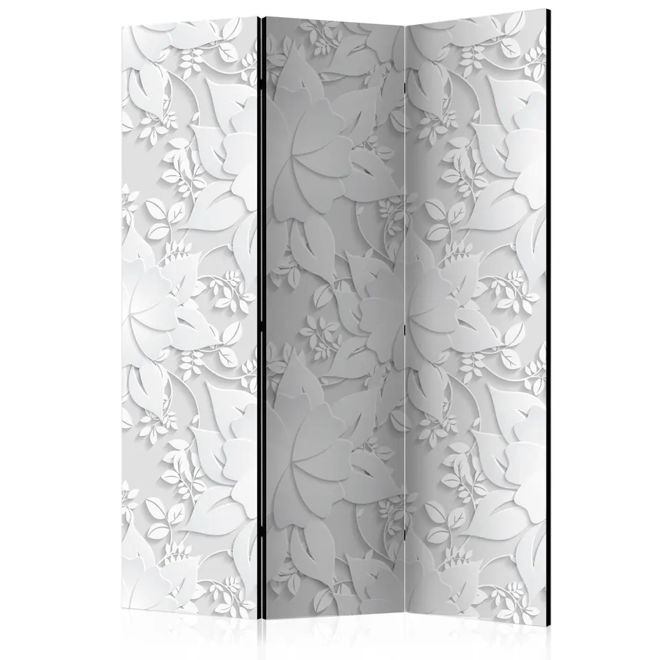 ⁨3-piece screen - Screen: Flowers (size 135x172)⁩ at Wasserman.eu