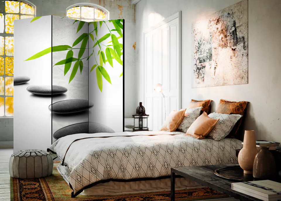 ⁨Parawan - Kamienie Zen (rozmiar 135x172, wykończenie Dwustronny)⁩ w sklepie Wasserman.eu