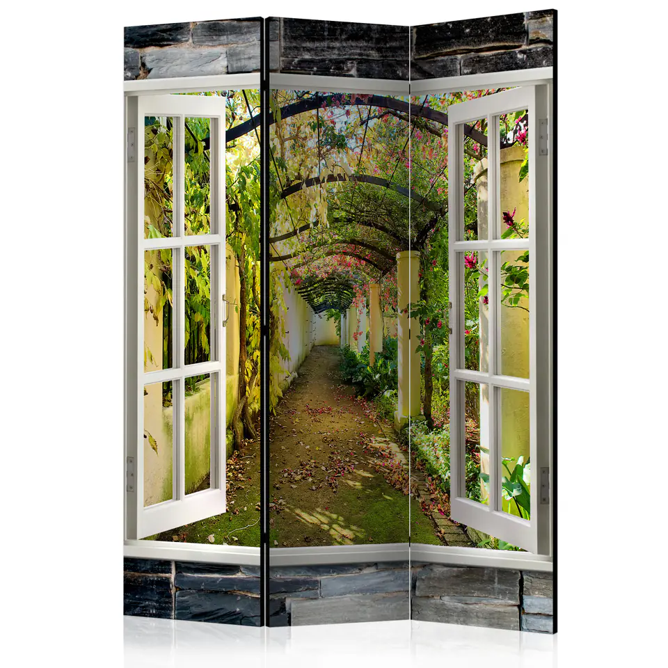 ⁨Parawan - Tajemniczy ogród [Room Dividers] (rozmiar 135x172, wykończenie Dwustronny)⁩ w sklepie Wasserman.eu