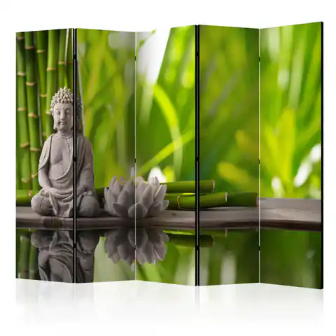 ⁨5-piece screen - Meditation II [Room Dividers] (size 225x172)⁩ at Wasserman.eu