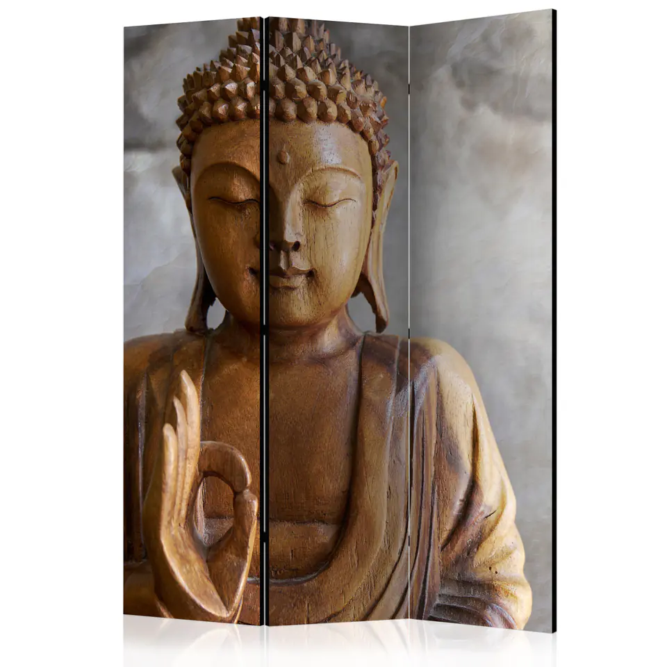 ⁨Parawan - Budda [Room Dividers] (rozmiar 135x172, wykończenie Akustyczny)⁩ w sklepie Wasserman.eu