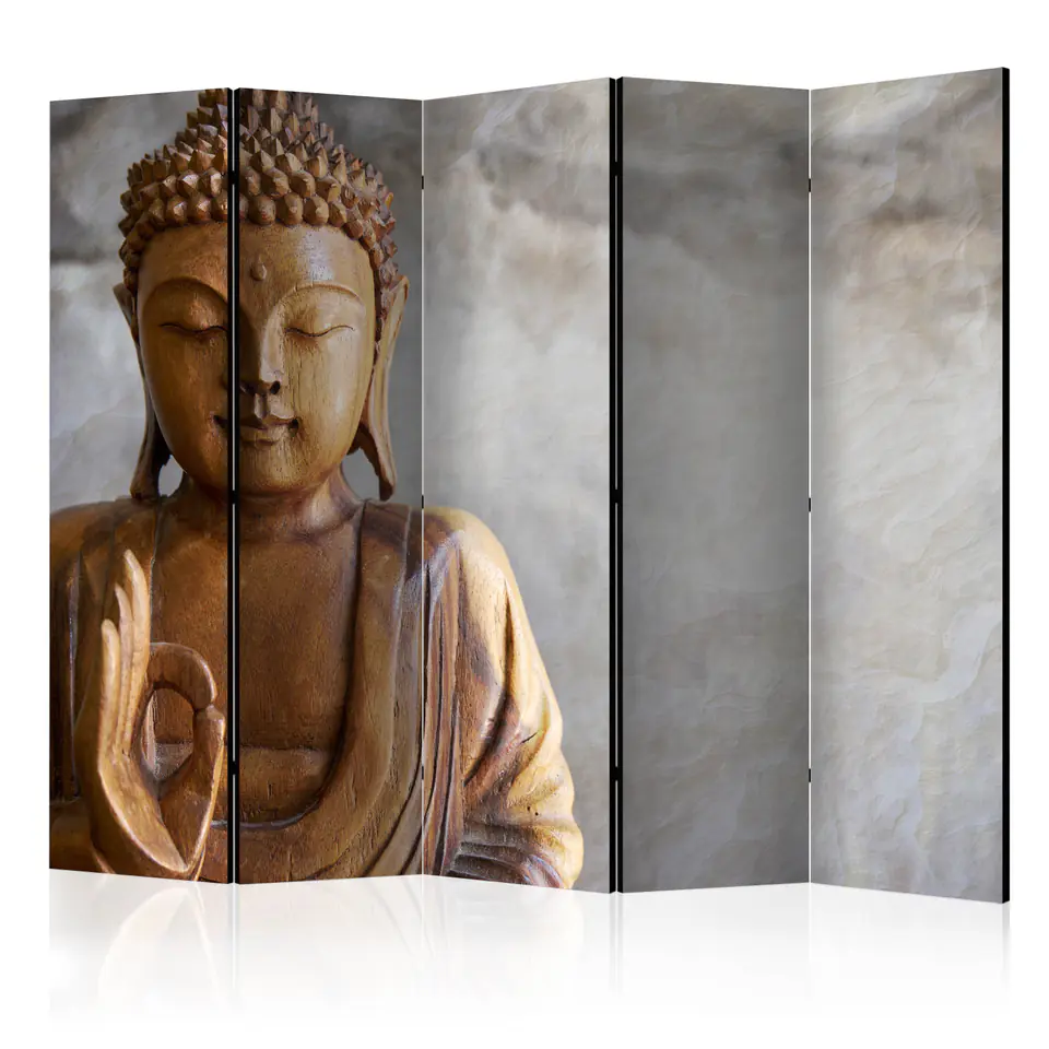 ⁨5-piece screen - Buddha II [Room Dividers] (size 225x172)⁩ at Wasserman.eu