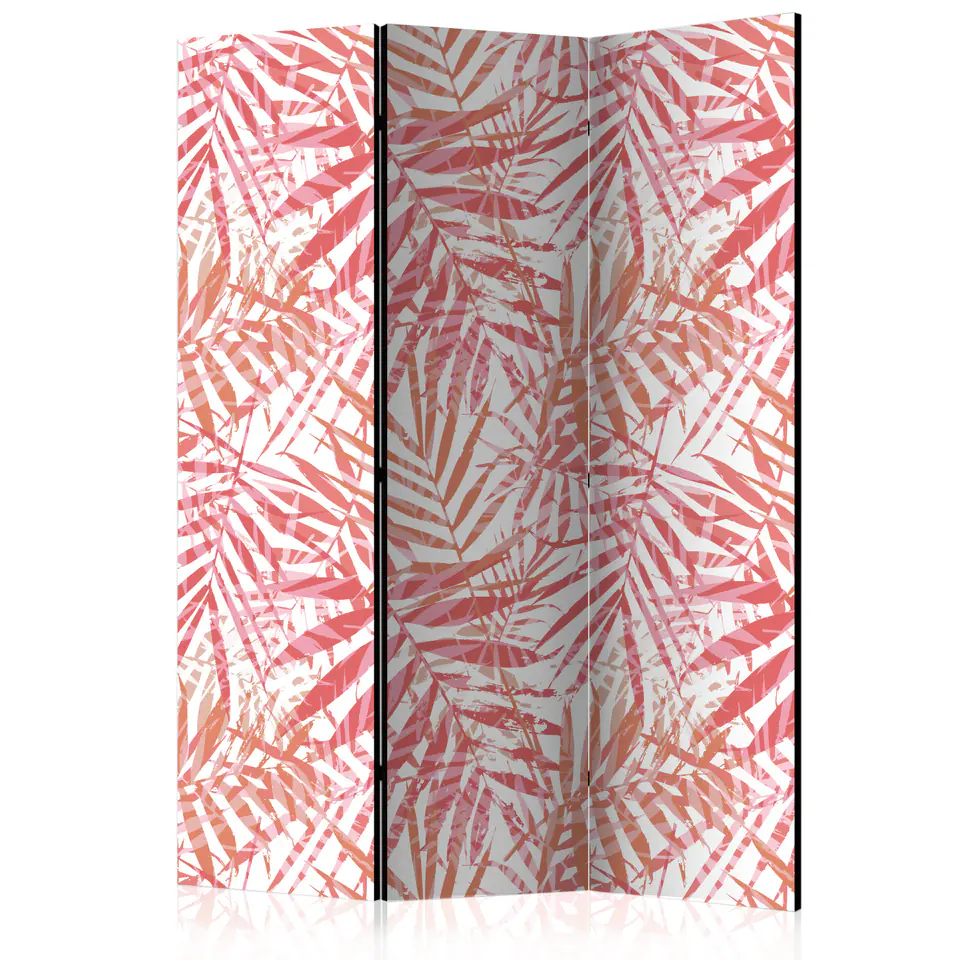 ⁨Parawan - Palmowa czerwień [Room Dividers] (rozmiar 135x172, wykończenie Dwustronny)⁩ w sklepie Wasserman.eu