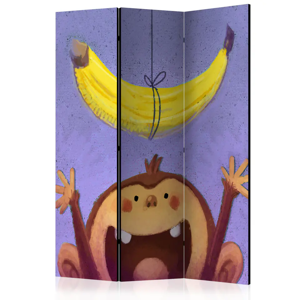 ⁨3-piece screen - Bananana [Room Dividers] (size 135x172)⁩ at Wasserman.eu