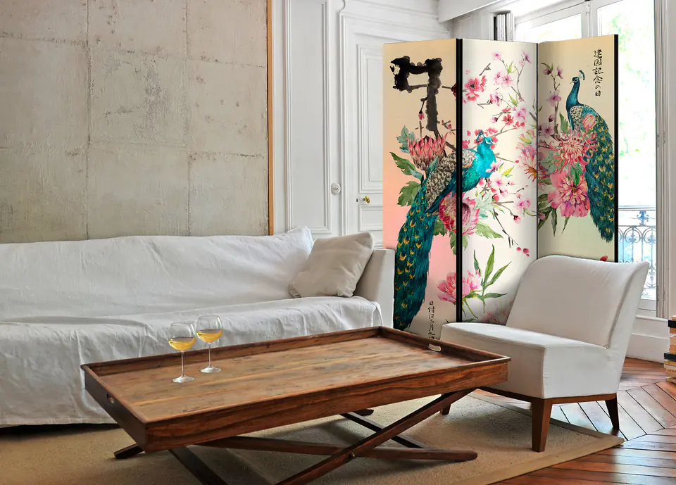 ⁨Parawan - Pawia miłość (rozmiar 135x172, wykończenie Jednostronny)⁩ w sklepie Wasserman.eu