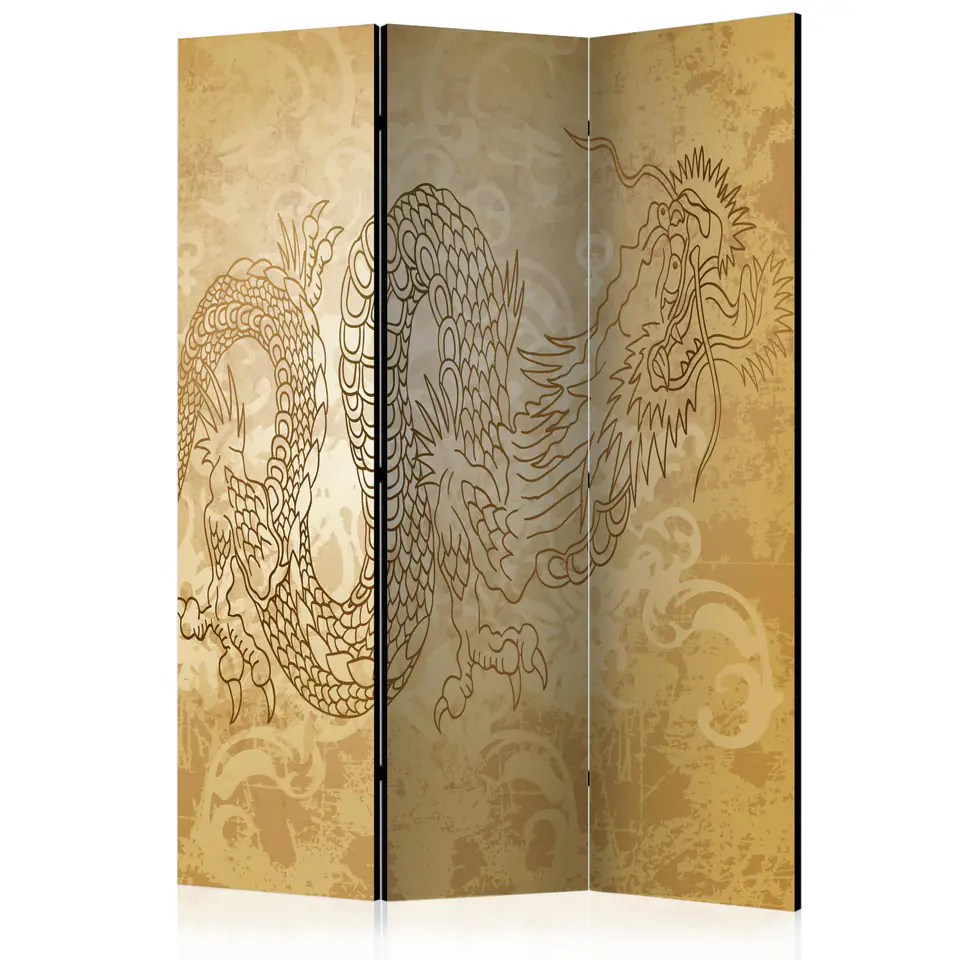 ⁨3-piece screen - Dragon [Room Dividers] (size 135x172)⁩ at Wasserman.eu