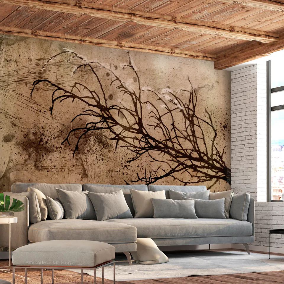 ⁨Self-adhesive wall mural - Rachitic cherry (size 98x70)⁩ at Wasserman.eu