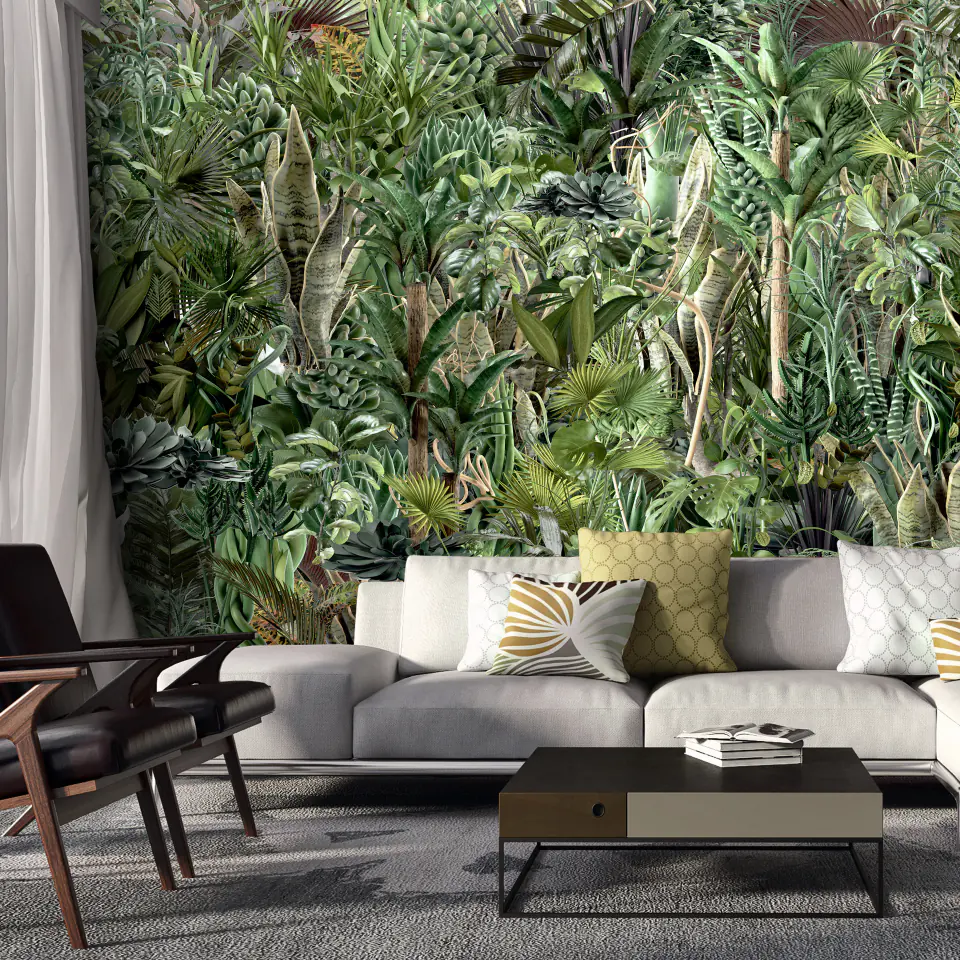 ⁨Wall mural - The richness of the jungle (size 100x70)⁩ at Wasserman.eu