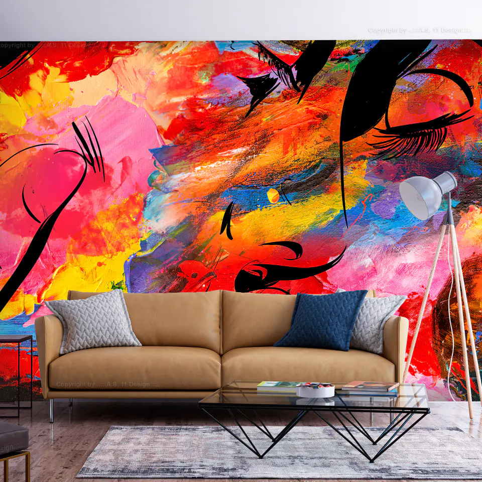 ⁨Wall mural - Love story (size 100x70)⁩ at Wasserman.eu