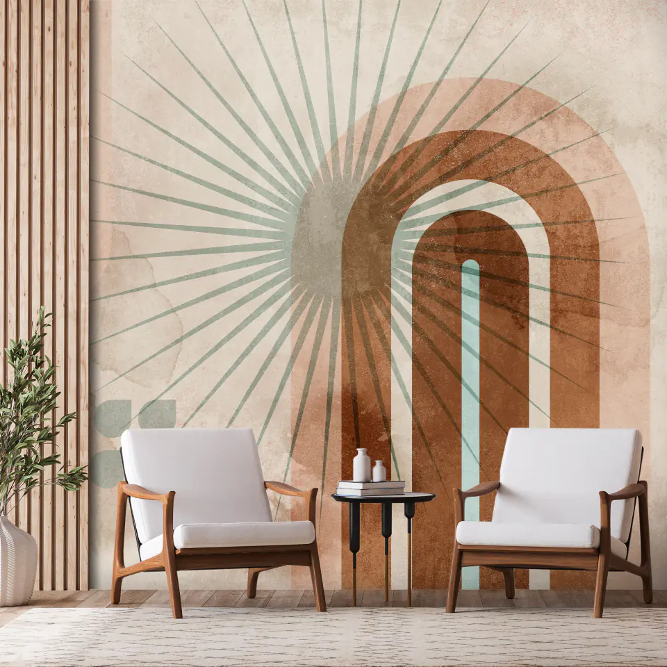 ⁨Wall mural - Solar arches (size 100x70)⁩ at Wasserman.eu