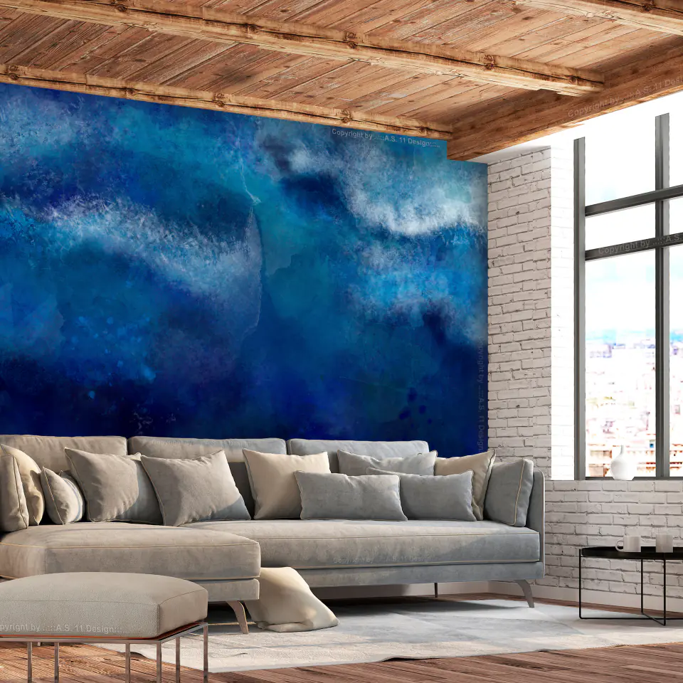 ⁨Self-adhesive mural - Ocean tone (size 98x70)⁩ at Wasserman.eu