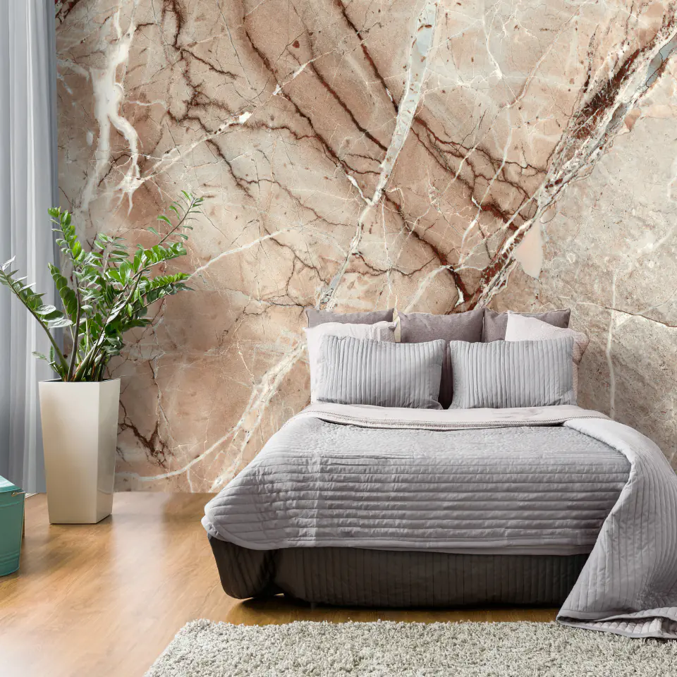 ⁨Self-adhesive mural - Marble mystery (size 245x175)⁩ at Wasserman.eu