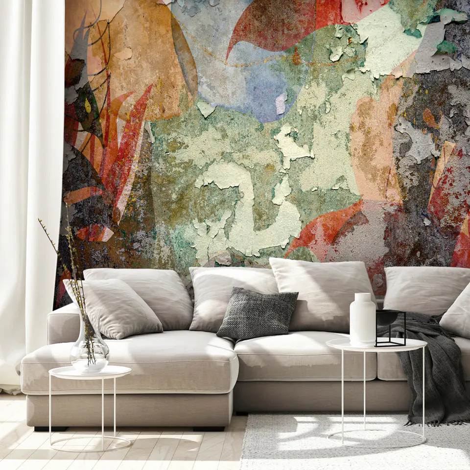 ⁨Wall mural - Colorful wall (size 100x70)⁩ at Wasserman.eu