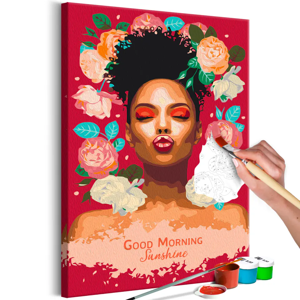 ⁨Self-painting - Good Morning Sunshine (size 40x60)⁩ at Wasserman.eu